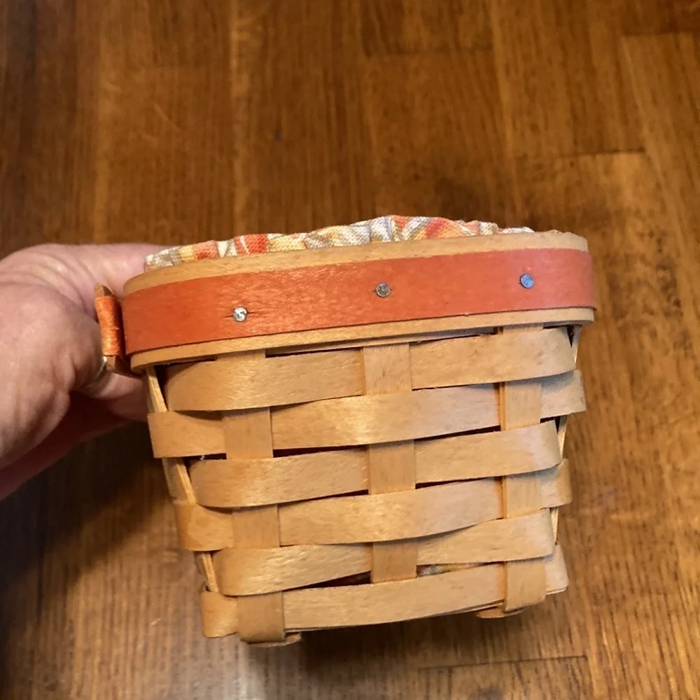 LONGABERGER 1999 Candy Corn Basket Combo